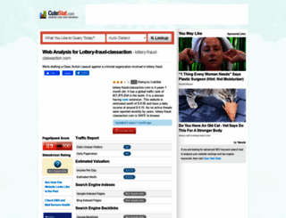 lottery-fraud-classaction.com.cutestat.com screenshot
