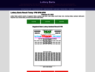lotterybarta.com screenshot