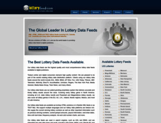 lotteryfeed.com screenshot