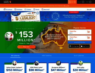 lotteryoffice.com screenshot