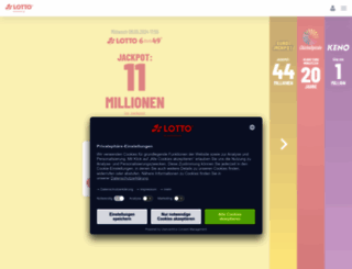lotto-brandenburg.de screenshot