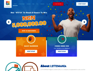 lotto-mania.com.ng screenshot