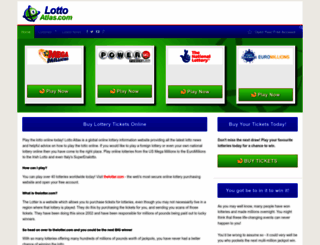 lottoatlas.com screenshot