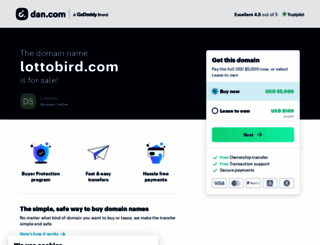 lottobird.com screenshot