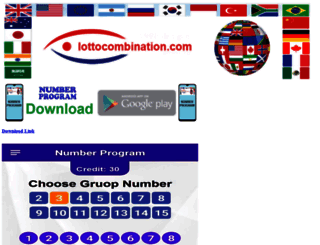 lottocombination.com screenshot