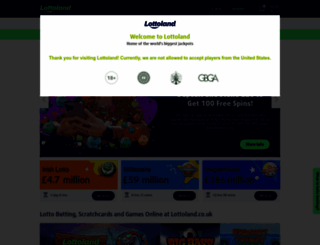 lottoland.co.uk screenshot