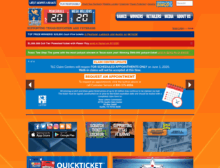 lottotexas.com screenshot