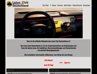 lotus-club-deutschland.de screenshot