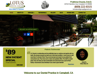 lotus-dentalgroup.com screenshot