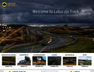 lotus-on-track.com screenshot