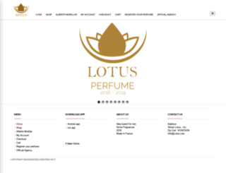 lotus-perfume.com screenshot