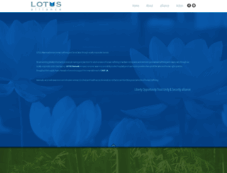 lotusalliance.org screenshot
