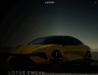 lotuscars.com screenshot