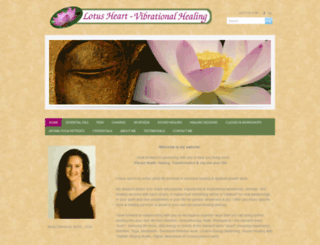 lotusheart-vibrationalhealing.com screenshot
