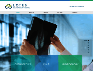 lotushospital.net screenshot