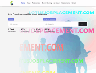 lotusjobplacement.com screenshot