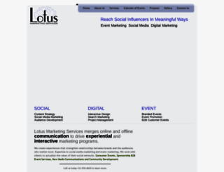 lotusmarketingservices.com screenshot