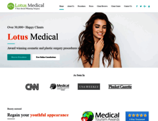 lotusmedicalinternational.com screenshot