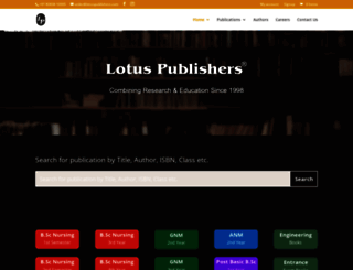 lotuspublishers.com screenshot