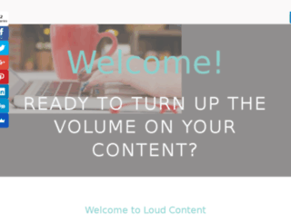 loudcontent.com screenshot