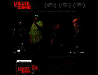 louderthanabombfilm.com screenshot