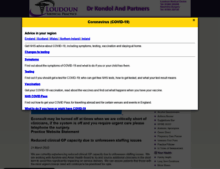 loudoun-medical-practice.co.uk screenshot