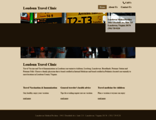 loudoun-travel-clinic.com screenshot