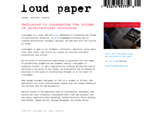 loudpapermag.com screenshot