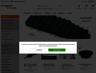 loudspeakershop.eu screenshot