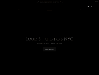 loudstudiosnyc.com screenshot