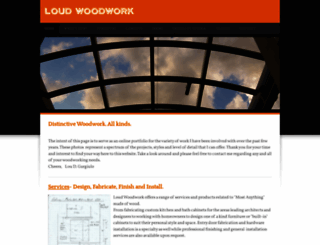 loudwoodwork.com screenshot