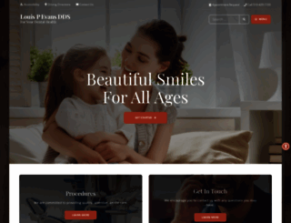 louevansdds.com screenshot