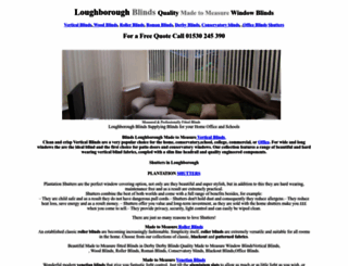 loughborough-blinds.co.uk screenshot