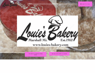 louies-bakery.com screenshot