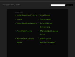 louis-otani.com screenshot