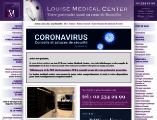 louise-medicalcenter.be screenshot