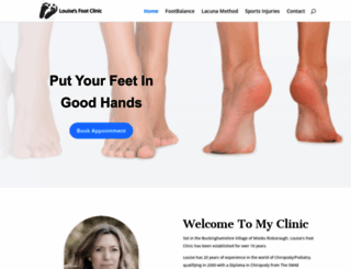 louisesfootclinic.co.uk screenshot