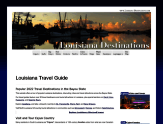 louisiana-destinations.com screenshot