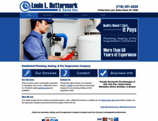 louislbuttermarkplumbingny.com screenshot