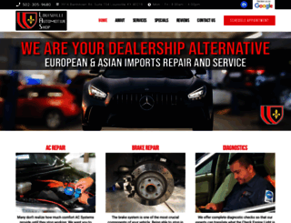 louisvilleautomotiveshop.com screenshot