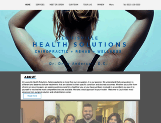 louisvillehealthsolutions.com screenshot