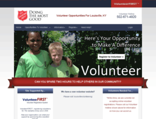 louisvillesa.volunteerfirst.org screenshot