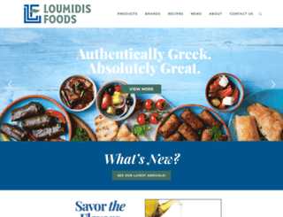 loumidisfoods.com screenshot