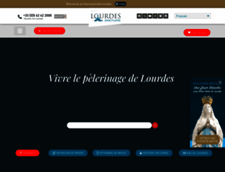 lourdes-france.com screenshot