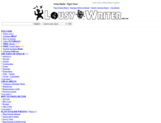 lousywriter.com screenshot