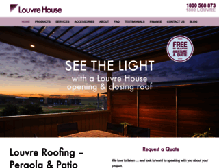 louvrehouse.com.au screenshot