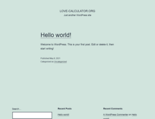love-calculator.org screenshot