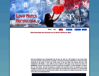 love-match-horoscope.com screenshot