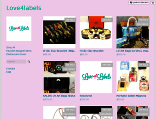 love4labels.storenvy.com screenshot