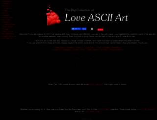 loveascii.com screenshot